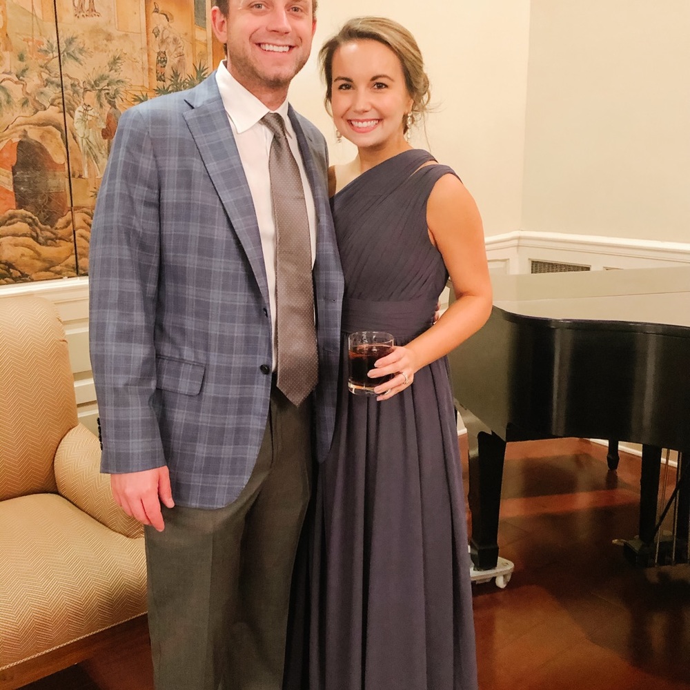 Azazie MOLLY Stormy Gray Bridesmaid Dress